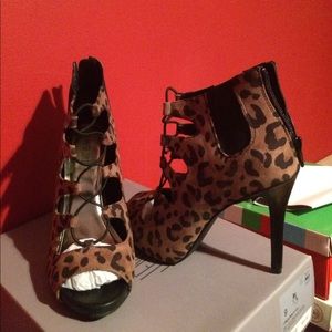 Cheetah print heels